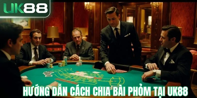 Hướng dẫn cách chia bài tại UK88